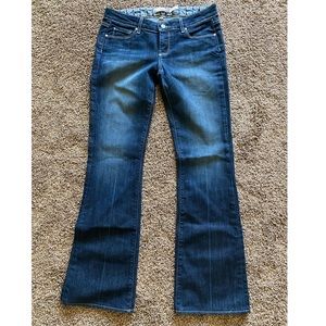 Paige Laurel Canyon Dark Denim Boot Cut Jeans